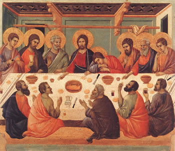 Dernière Cène. Duccio