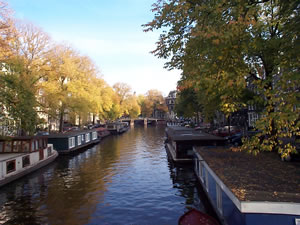 Un canal d'Amsterdam