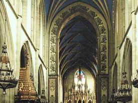Intérieur de l'église des dominicains