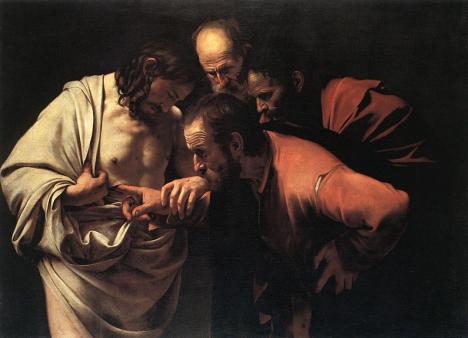 L-incrédulité-de-saint-Thomas-Le-Caravage